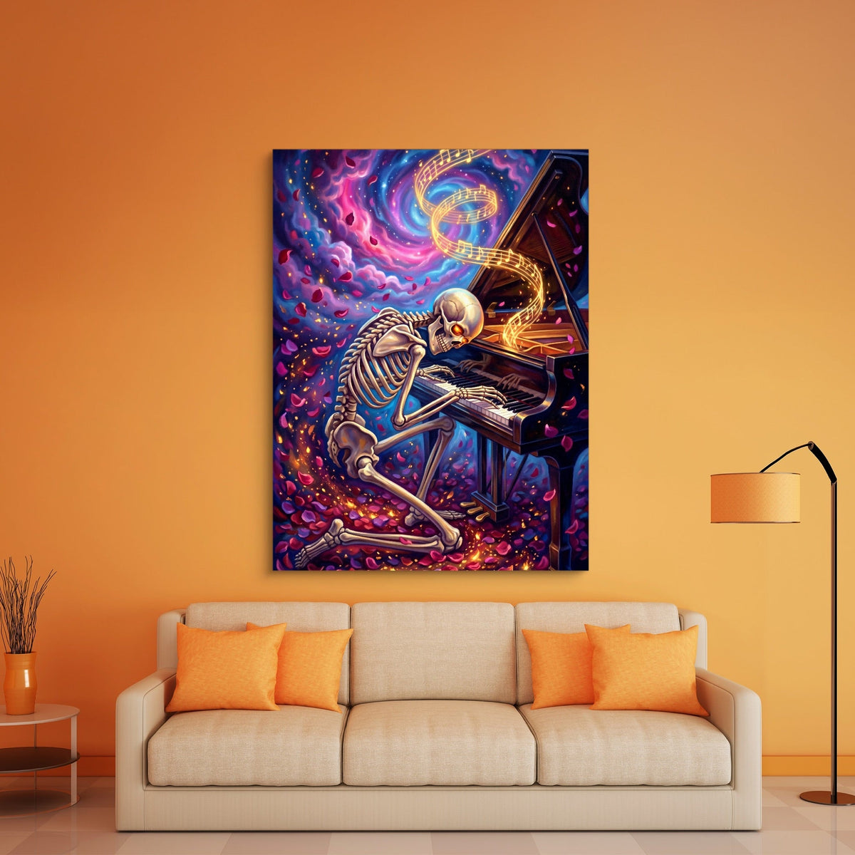 Skeleton's Nocturne - Luxury Wall Art