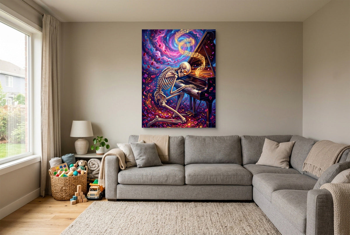 Skeleton's Nocturne - Luxury Wall Art