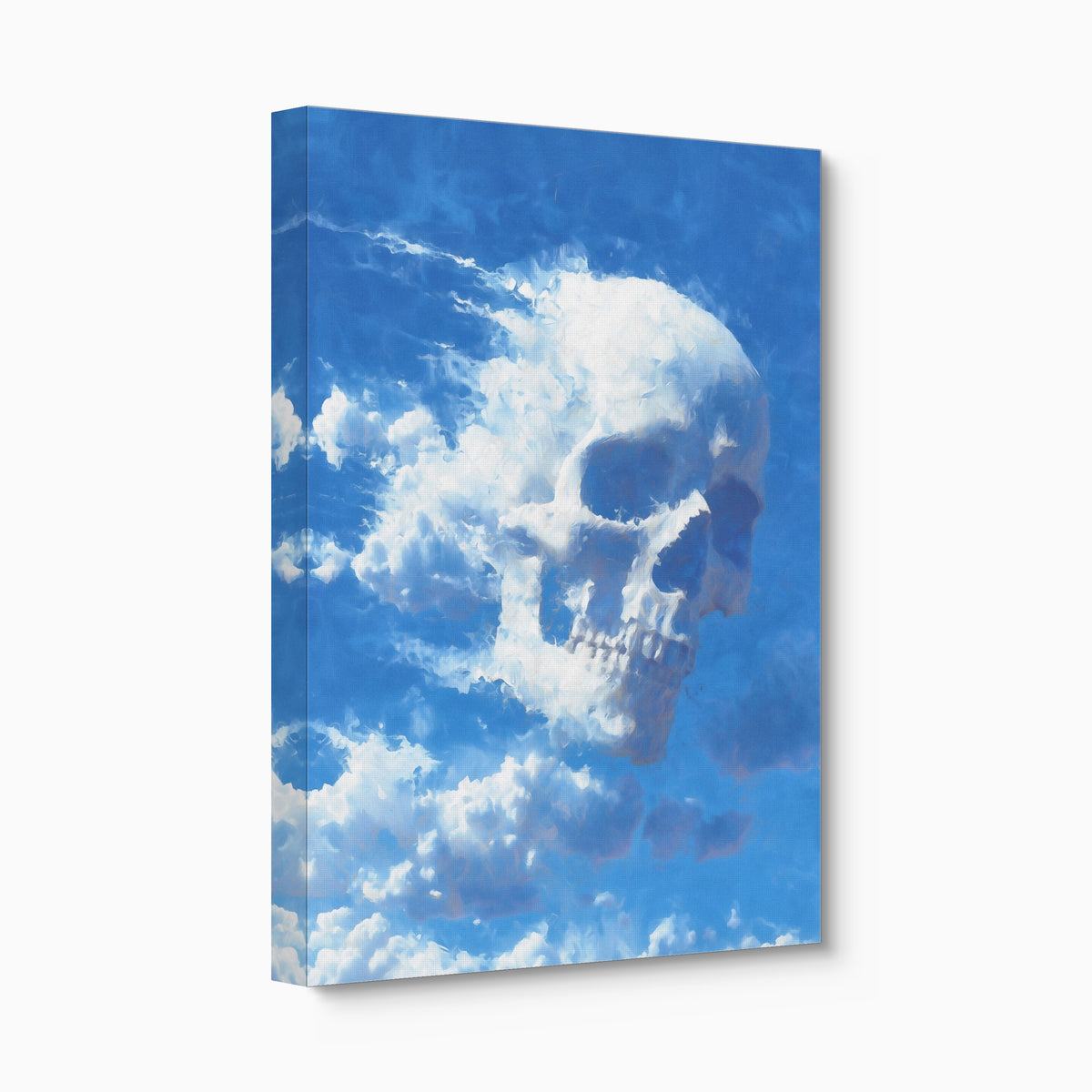 Skull Cumulus Cloud — skull cumulus cloud angled flush print