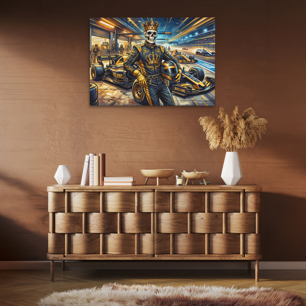 Skull King Racing — Skull King Racing Brown Room Clean 17