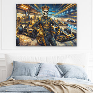 Skull King Racing — Skull King Racing Light Blue Bed 122