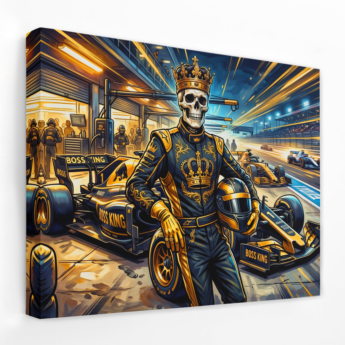 Skull King Racing — Skull King Racing Landscape   Side View   Mirror Wrap 101