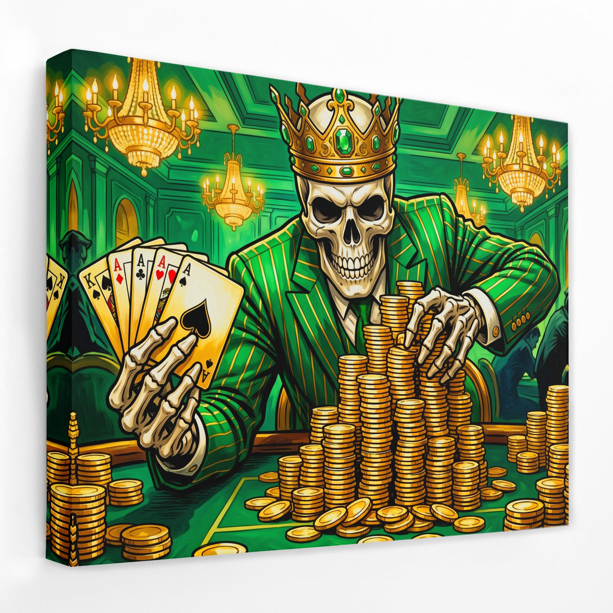 Skull King's Fortune — Skull King's Fortune Landscape   Side View   Mirror Wrap 102