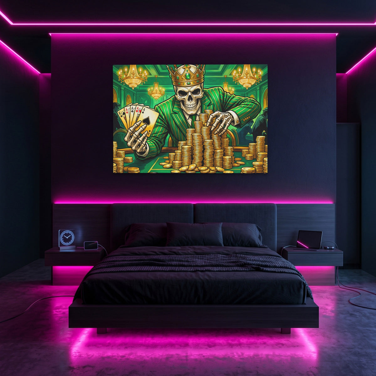 Skull King's Fortune — Skull King's Fortune Pink Neon Room Land 186