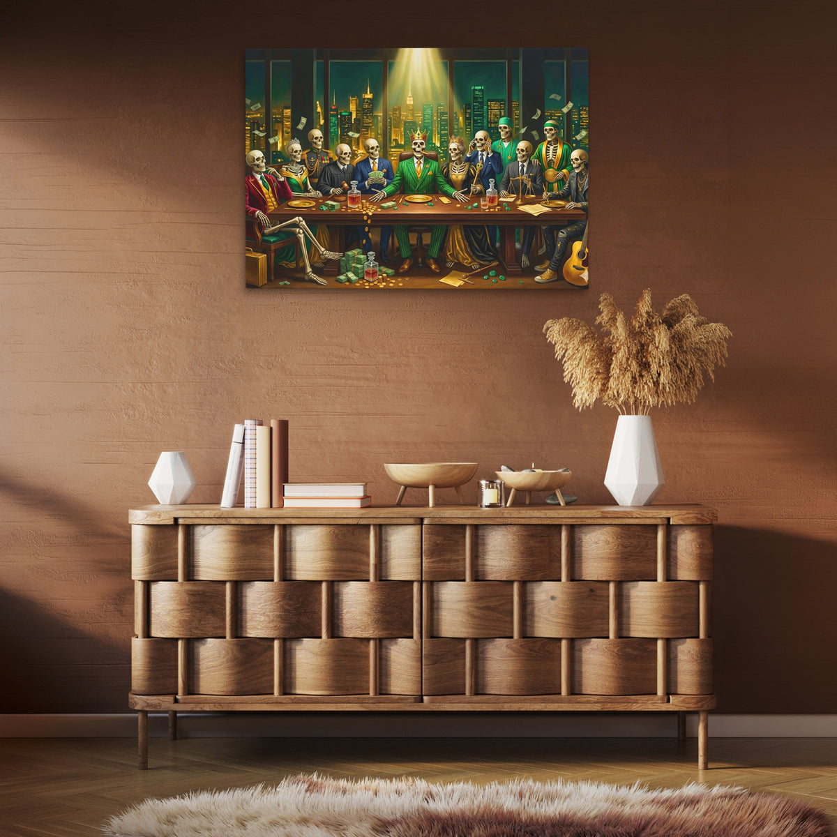 Skull Last Supper — Skull Last Supper Brown Room Clean 19