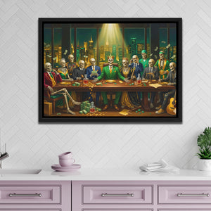 Skull Last Supper — Skull Last Supper pink kitchen land 271