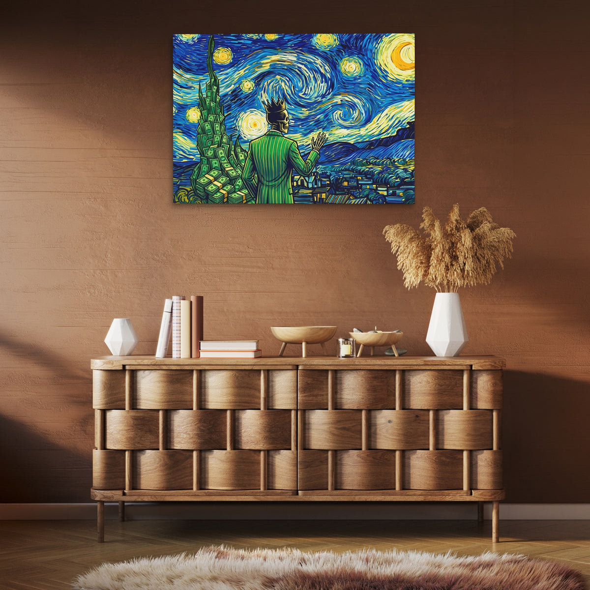 Skull Swirling Cosmos — Skull Swirling Cosmos Brown Room Clean 20