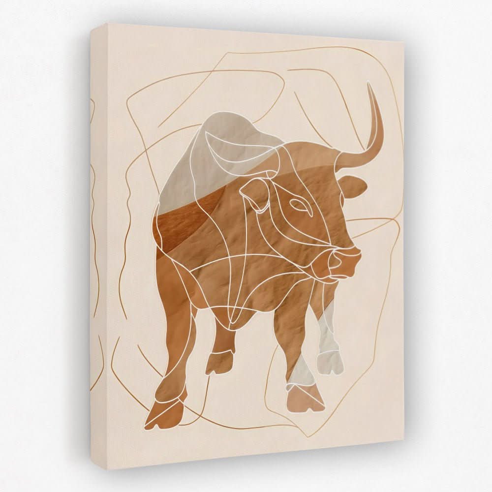 Sleek Dominance - Animals Canvas Wall Art