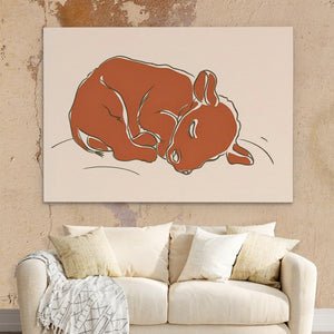 Sleeping Calf - Luxury Wall Art