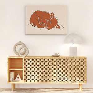 Sleeping Calf - Luxury Wall Art