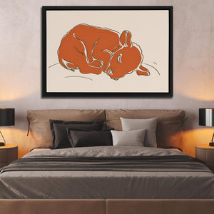 Sleeping Calf - Luxury Wall Art