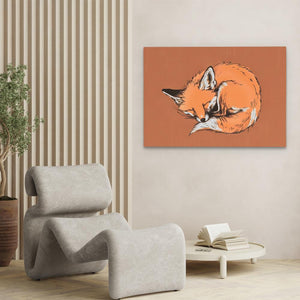 Sleeping Fox - Luxury Wall Art