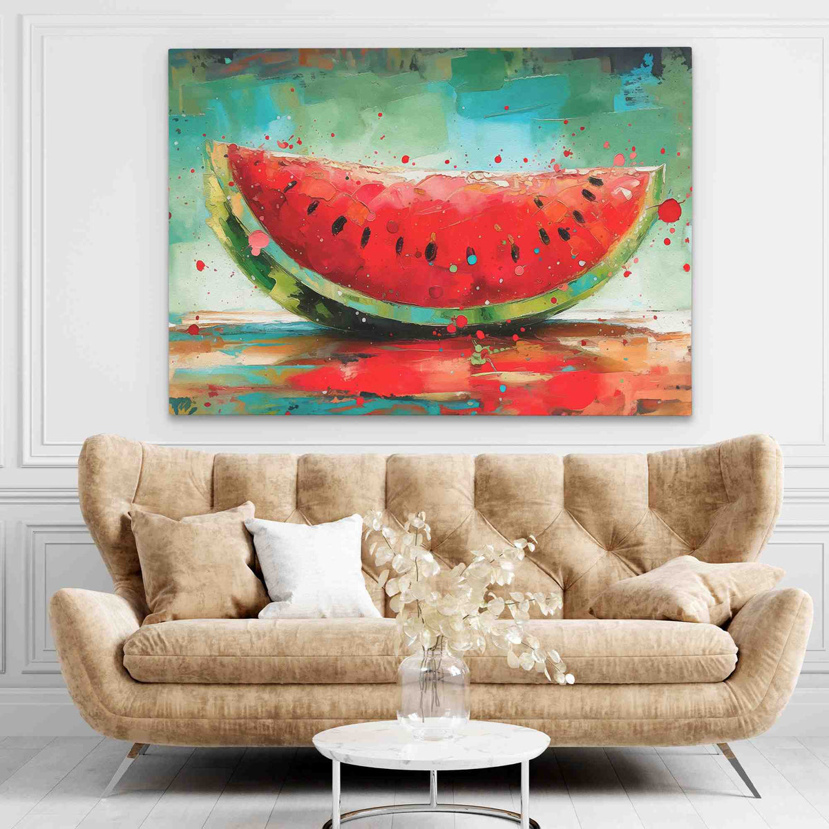 Sliced Watermelon - Luxury Wall Art
