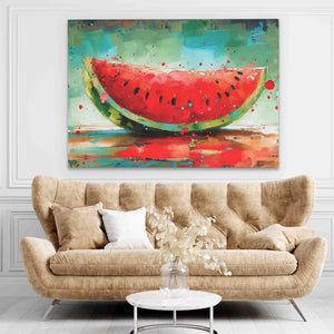 Sliced Watermelon - Horizontal Art