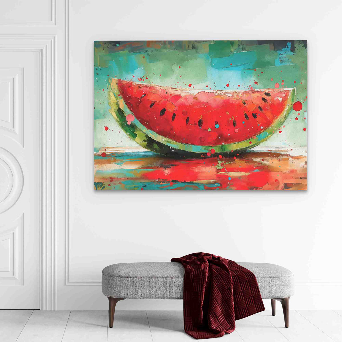 Sliced Watermelon - Luxury Wall Art