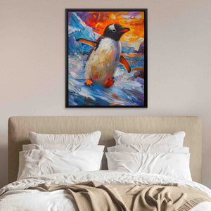 Slippery Penguin - Luxury Wall Art