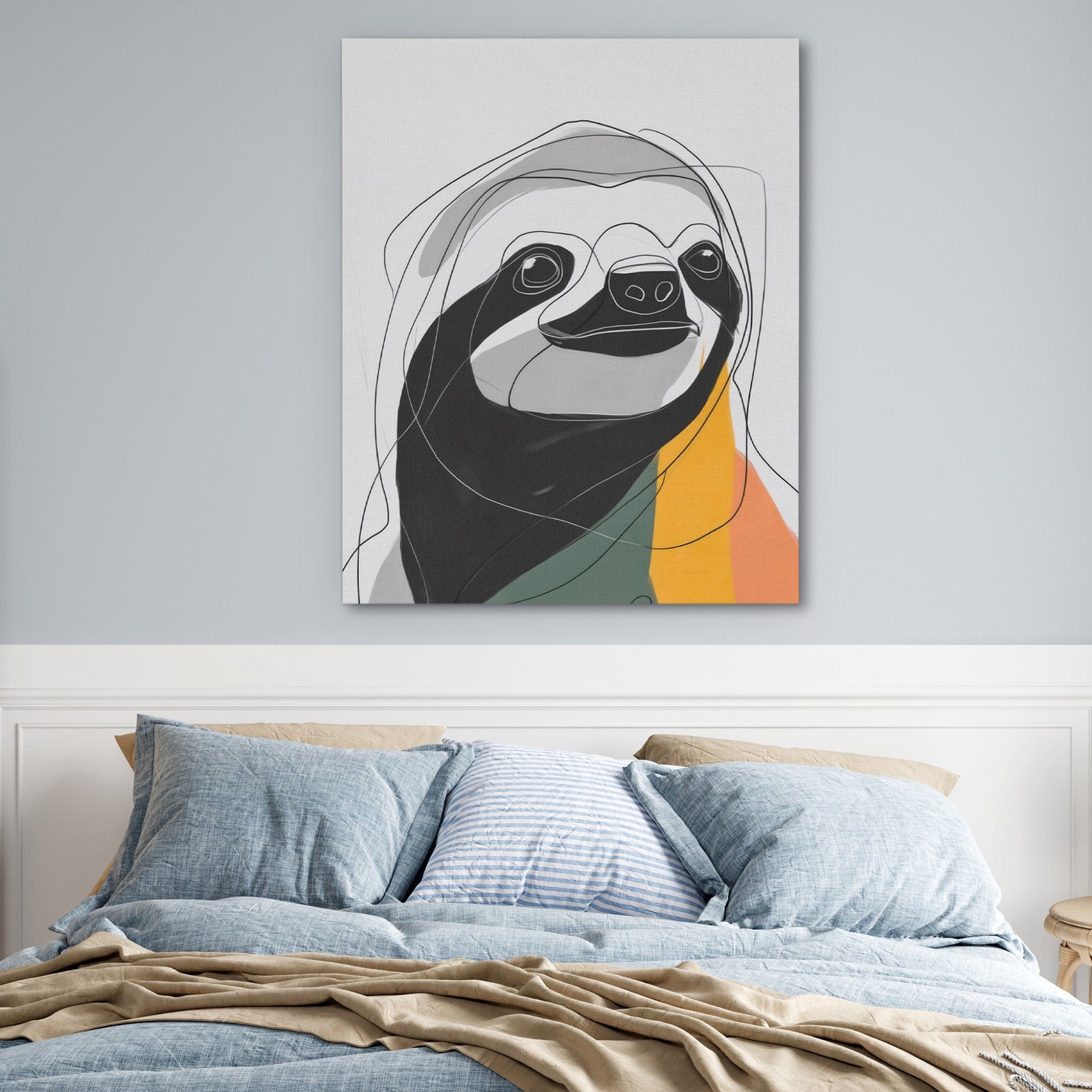 Sloth Ink Smile — Sloth Ink Smile Front Facing Portrait2 125