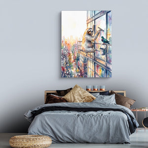 Sloth Window Washer - Luxury Wall Art