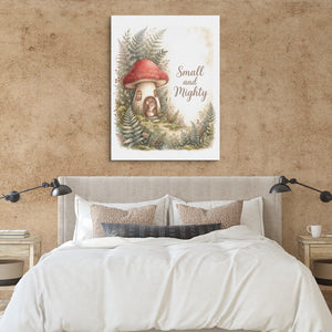 Small and Mighty — small and mighty sq clay paper bedroom 1port flush print