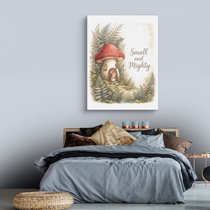 Small and Mighty — small and mighty sq land comfortable bedroom 1port flush print