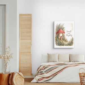 Small and Mighty — small and mighty sq land nice bedroom 1port flush print