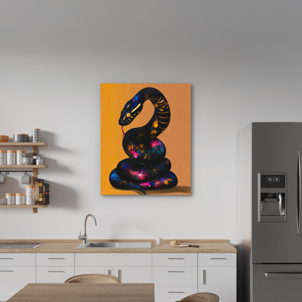 Snake Cosmic Flow — Snake Cosmic Flow New   Kitchen Wall Port 83