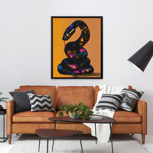 Snake Cosmic Flow — Snake Cosmic Flow Orange Couch 146