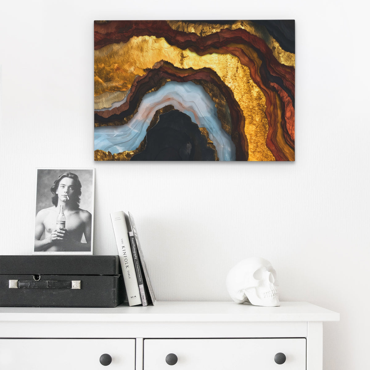 Snow Filled Plains — Snow Filled Plains Skull Desk 187