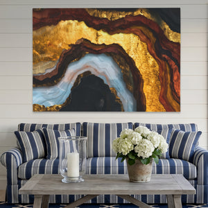 Snow Filled Plains — Snow Filled Plains Striped Couch Land 203