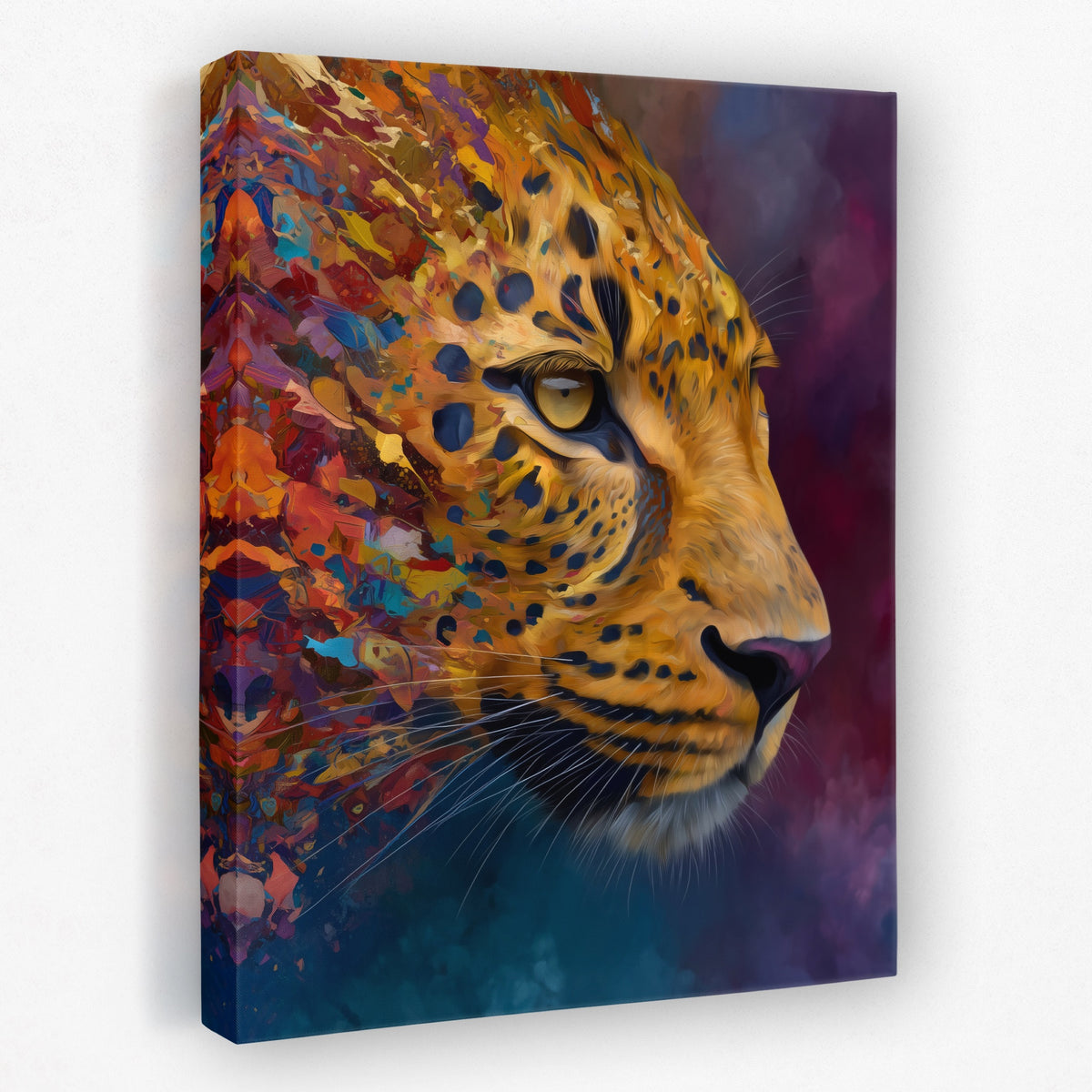 Snow Leopard Amber — Snow Leopard Amber Portrait   Side View   Mirror 189