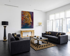 Snow Leopard Amber — Snow Leopard Amber Egypt Themed Room Port Angle 21