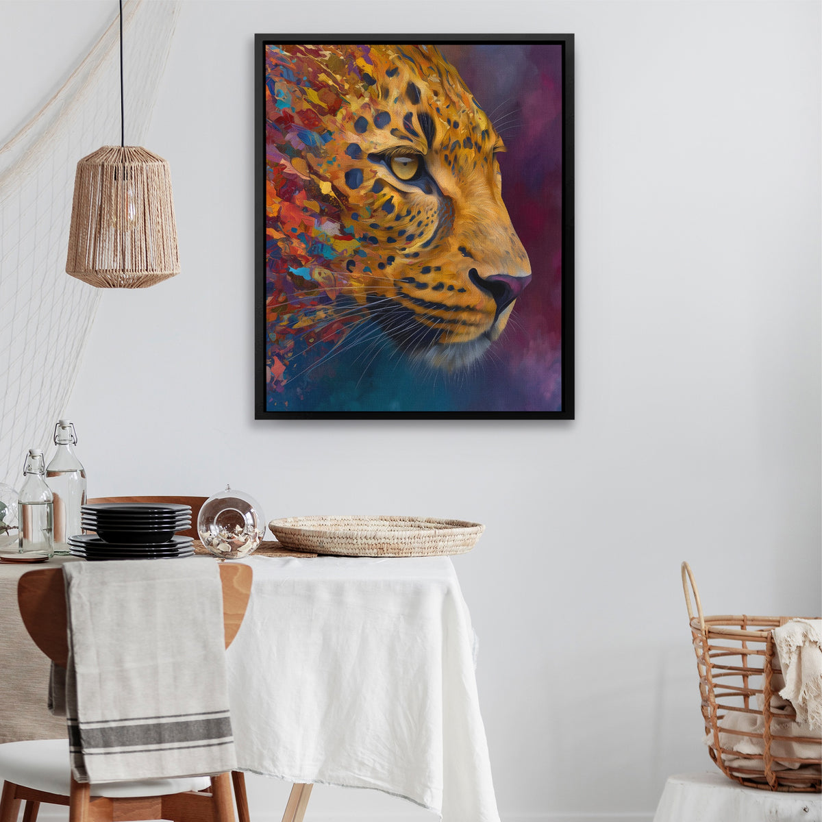 Snow Leopard Amber — Snow Leopard Amber Dining Room Table 42