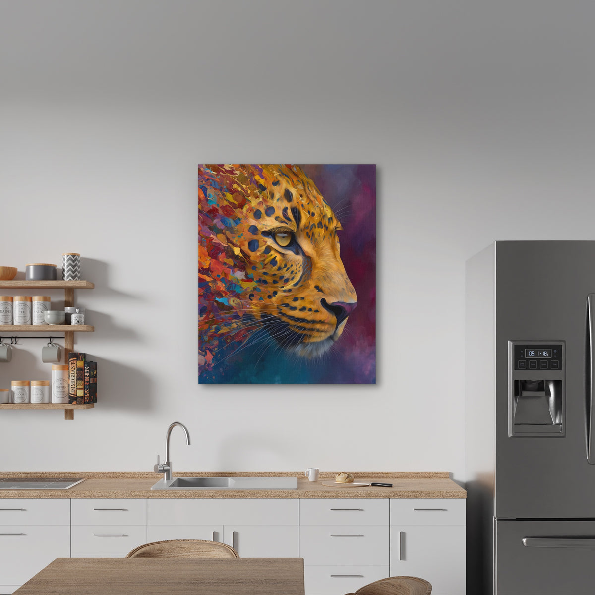 Snow Leopard Amber — Snow Leopard Amber New   Kitchen Wall Port 84
