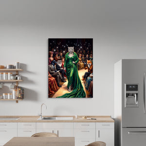 Snow Leopard Runway - Luxury Wall Art