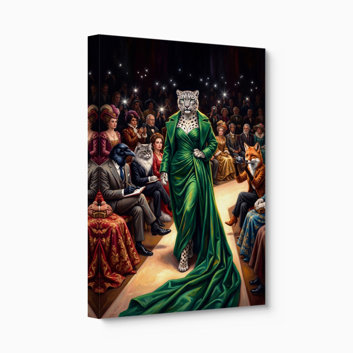Snow Leopard Runway - Luxury Wall Art