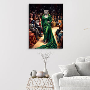Snow Leopard Runway - Luxury Wall Art