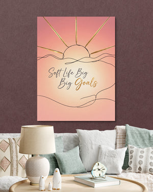 Soft Golden Sunrise — soft golden sunrise psd burgundy clock couch 1port flush print