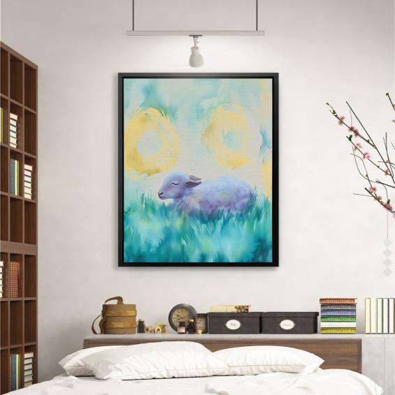 Soft Grass Slumber - Luxury Wall Art