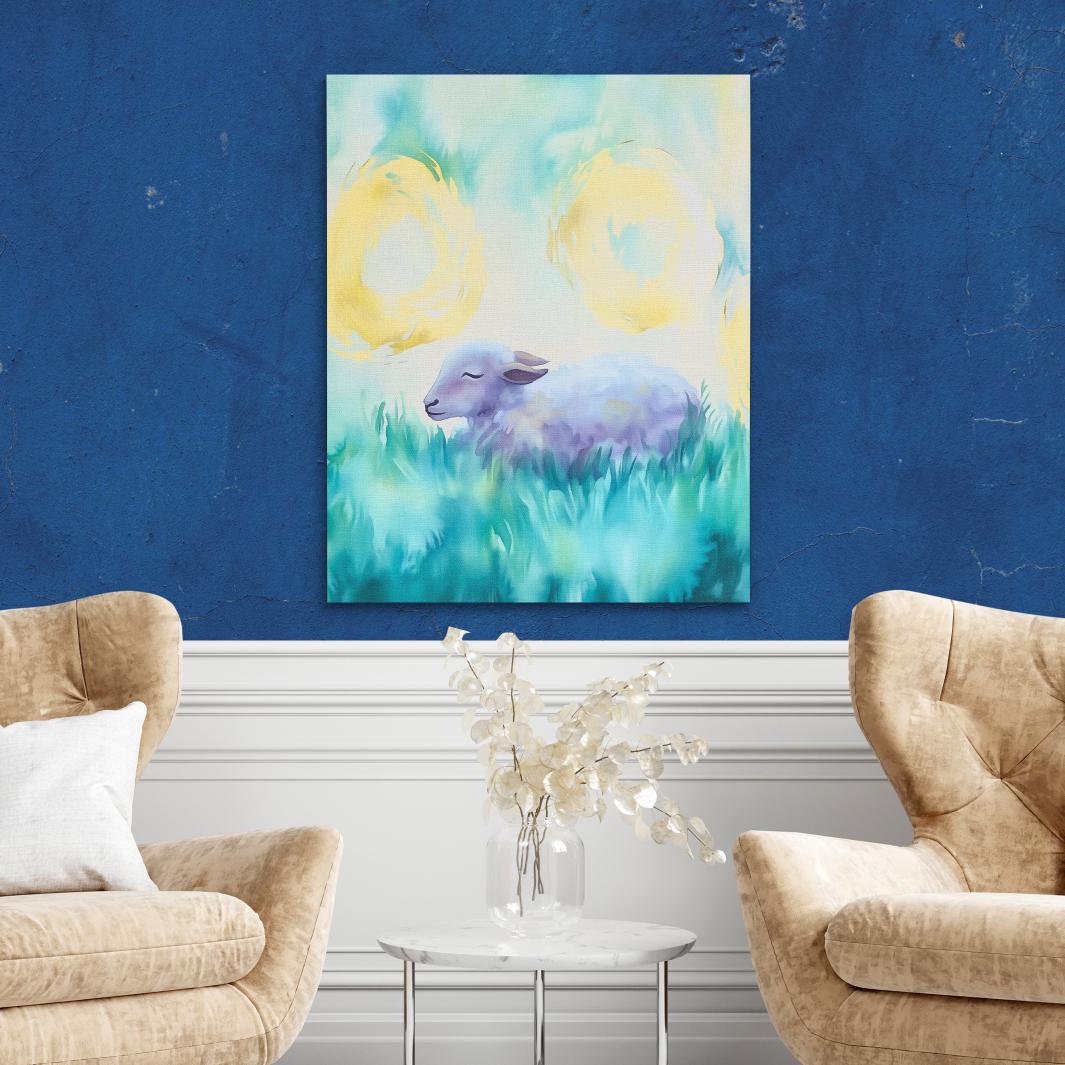 Soft Grass Slumber - Luxury Wall Art