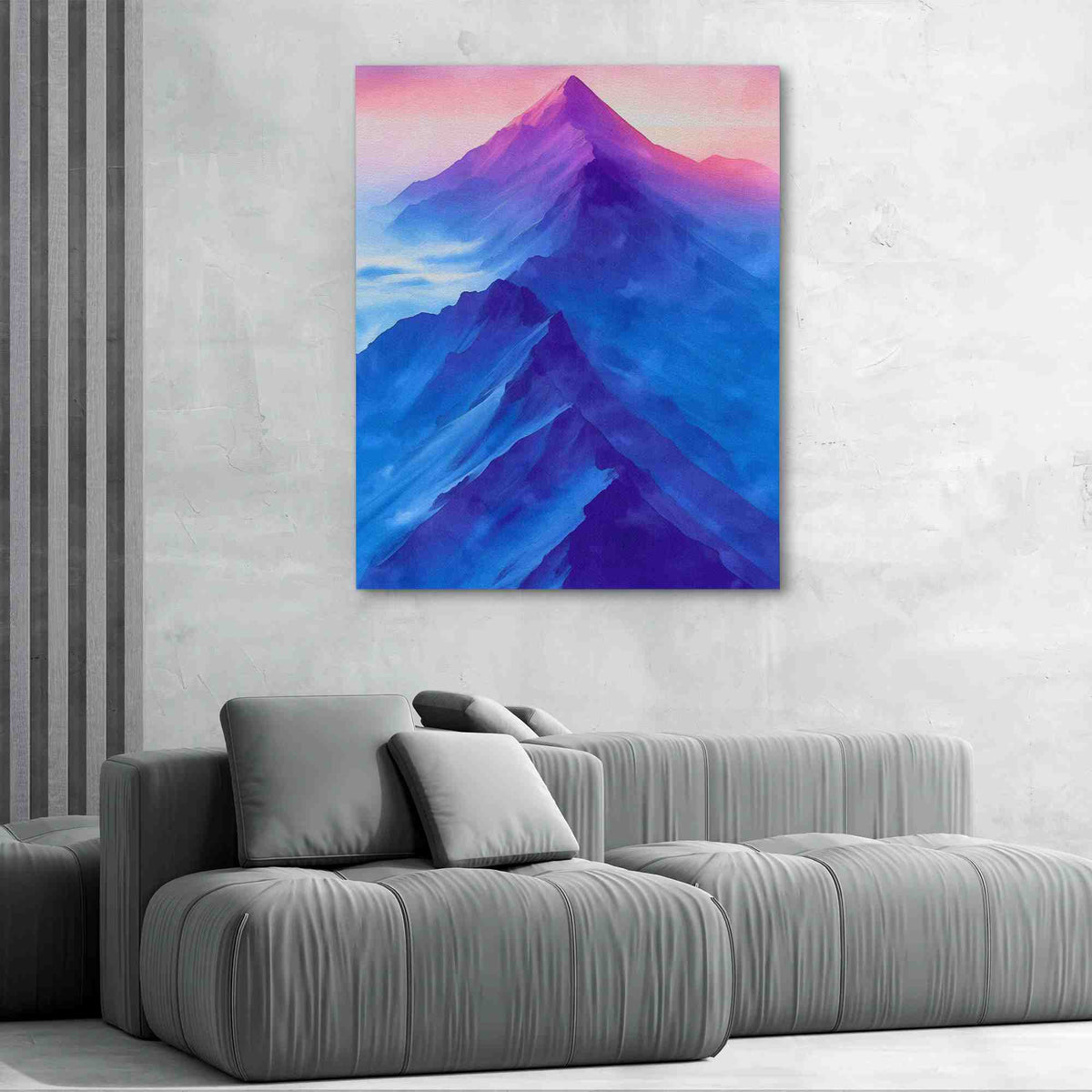 Soft Peaceful Mountains - Luxury Wall Art