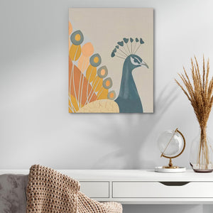 Soft Peacock - Luxury Wall Art