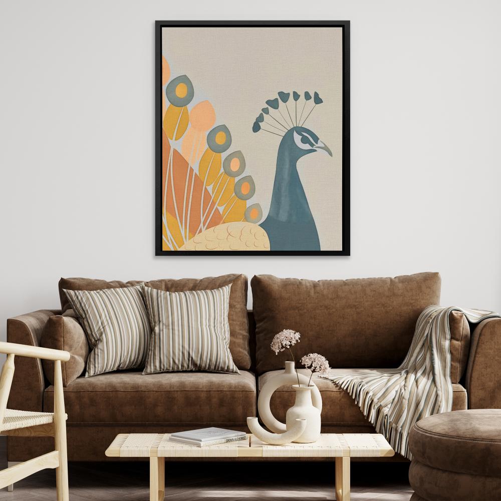 Soft Peacock - Luxury Wall Art