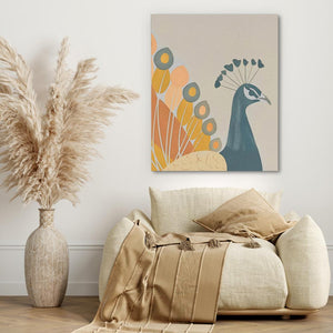 Soft Peacock - Luxury Wall Art