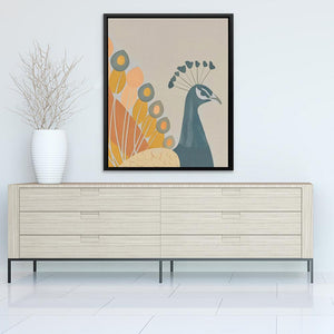 Soft Peacock - Luxury Wall Art