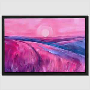 Soft Pink Hills - Luxury Wall Art