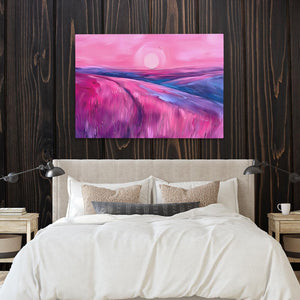 Soft Pink Hills - Luxury Wall Art