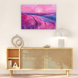 Soft Pink Hills - Luxury Wall Art