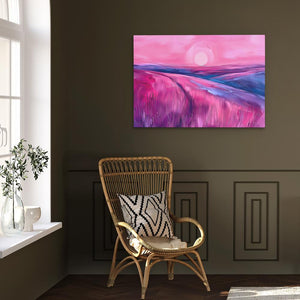 Soft Pink Hills - Luxury Wall Art