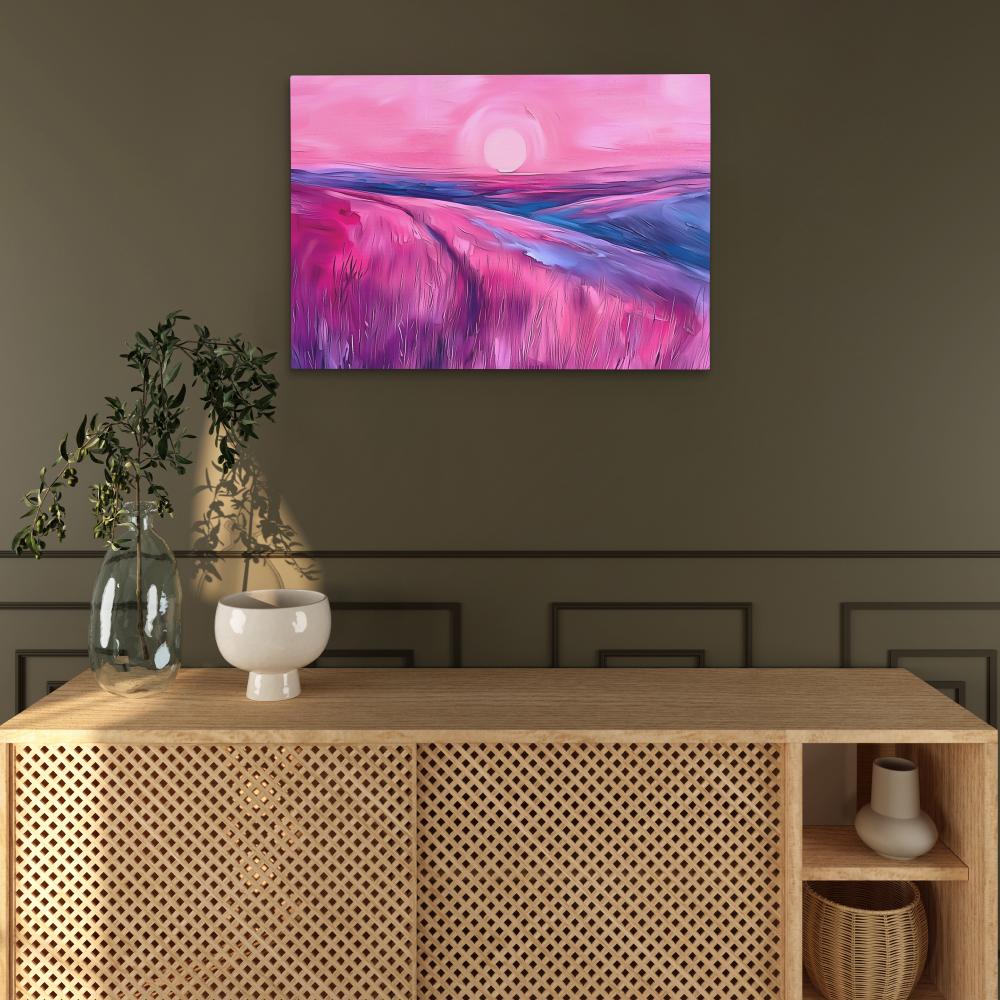 Soft Pink Hills - Luxury Wall Art