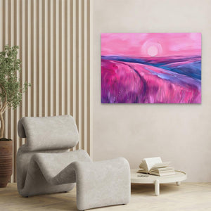 Soft Pink Hills - Luxury Wall Art